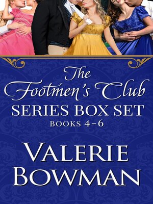 cover image of The Footmen's Club Books 4-6